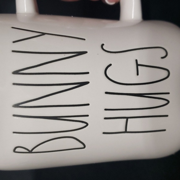 Rae Dunn "Bunny Hugs" Ceramic Mug - Picture 5 of 5